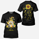 First Mother Now Grandma With Any Kid Name - Personalized Mother All Over Shirt