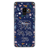 Mama Bear Floral - Personalized Mother Phone Case