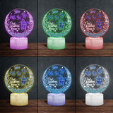 This Grandma Belongs To - Personalized Turtle Shaped Plaque Light Base