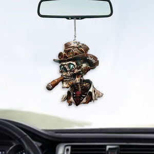 Spooky Skull - Personalized Skull Car Ornament