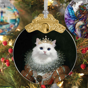 Custom Royal Pet Portrait - Personalized Dog Vintage Ornament