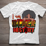 I Am Black History - Personalized African American T-shirt And Hoodie