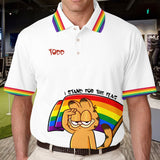 LGBT Pride Month Lion This Is Me - Personalized LGBT Support Polo Shirt