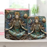 Lose Your Mind Find Your Soul - Personalized Yoga Accent Mug