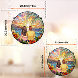 I Love You - Personalized Couple Window Hanging Suncatcher Ornament