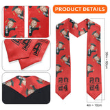 Caricature Funny Character - Personalized Graduation Graduation Stole