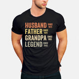 Dad Grandpa Legend - Personalized Father T-shirt And Hoodie