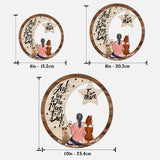 I Miss You I Know Love To The Moon And Back - Personalized Dog 2 Layered Wood Sign / Wood Plaque