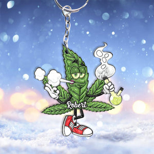 Cannabis - Personalized Weed Keychain