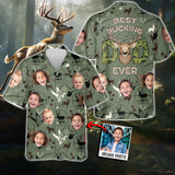 Best Bucking Dad Ever - Personalized Hunting Hawaiian Shirt