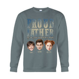 Proud Father Mother Of A Few Dumbass Kids - Personalized Father T-shirt And Hoodie