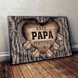 Para El Mejor Papá Del Mundo - Personalized Father Canvas And Poster
