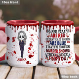 True Crime Mug - Personalized Accent Mug