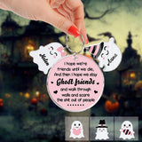 Ghost Friends - Personalized Bestie Keychain with Charms