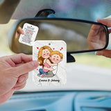 I Need You Tonight So Get Home Safe - Personalized Couple Rectangle Air Freshener