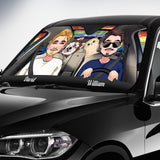 Ride With Pride - Personalized LGBT Support Car Sunshade