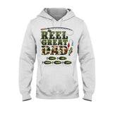 Western Reel Great Dad Camouflage - Personalized Father T-shirt And Hoodie