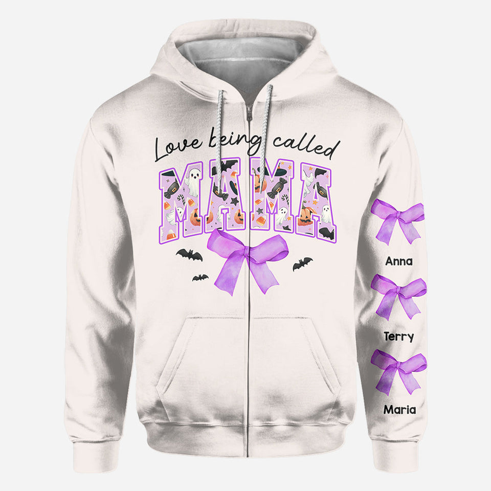 Coquette Halloween Mama - Personalized Mother All Over Shirt