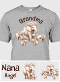 Cute Elephant - Personalized Grandma T-shirt And Hoodie