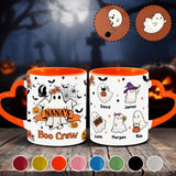 Nana's Boo Crew - Personalized Grandma Heart Handle Mug