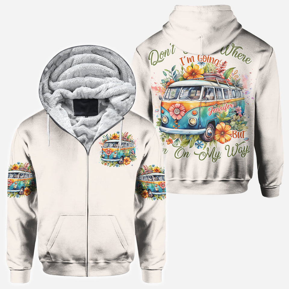 On My Way - Personalized Hippie All Over Shirt