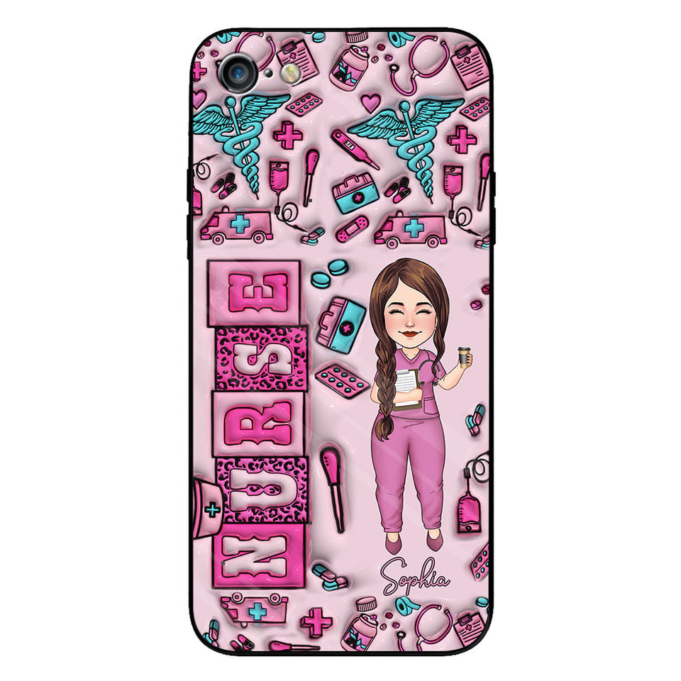 Nurse Life - Personalized Nurse Clear Phone Case