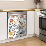 Floral Inflated Hands Holding - Personalized Grandma Dishwasher Cover