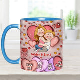 I Love You - Personalized Couple Accent Mug