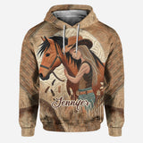 Horse Lovers - Personalized Horse Hoodie and Leggings