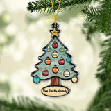 Merry Christmas - Personalized Family Ornament