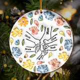 Hand Holding Love - Personalized Mother Ornament