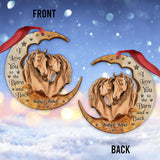 From Our First Kiss - Personalized Horse Ornament