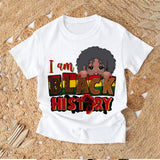 I Am Black History - Personalized African American T-shirt And Hoodie