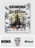 Grandma Of Little Nightmares - Personalized Grandma Blanket