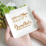 Grandkids Make Life More Grand - Personalized Grandma Jewelry Dish