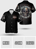 F*cking Aroud - Personalized Skull Hawaiian Shirt