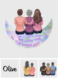 Love You To The Moon And Back - Personalized Mother Suncatcher Decal