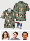 Best Bucking Dad Ever - Personalized Hunting Hawaiian Shirt