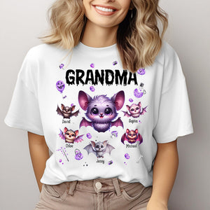 Grandma Of Littel Monsters - Personalized Grandma T-shirt And Hoodie