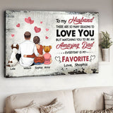 There Are So Many Reasons To Love You - Personalized Couple Canvas And Poster