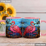 Love Flamingos - Personalized Flamingo Accent Mug