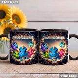 Grandpasaurus - Personalized Grandpa Accent Mug