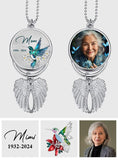 Forever In My Heart - Personalized Memorial Wings Ornament