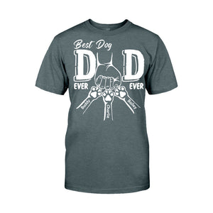 Best Dog Dad Ever - Personalized Dog T-shirt And Hoodie