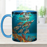 This Grandma Belongs To - Personalized Grandma Accent Mug