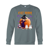 Cat Mom Witch Style - Personalized Cat T-shirt And Hoodie