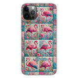 Vintage Flamingo - Personalized Flamingo Phone Case