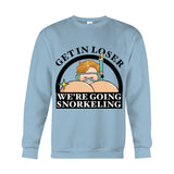 Get In Loser Funny Snorkeler - Personalized Scuba Diving T-shirt And Hoodie
