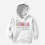 This Grandma Wears Her Heart On Her Sleeve - Personalized Grandma All Over Shirt