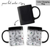 Mother & Child/ Chidren Holding Hands Line Art Style - Personalized Mother Mug